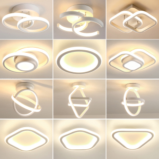 led长条吸顶灯走廊灯入户玄关网红过道灯家用阳台衣帽间智能灯具