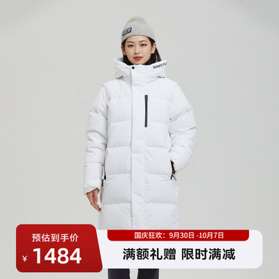 SANFO PLUS暗夜长款保暖Allied拒水鹅绒面包羽绒服19089