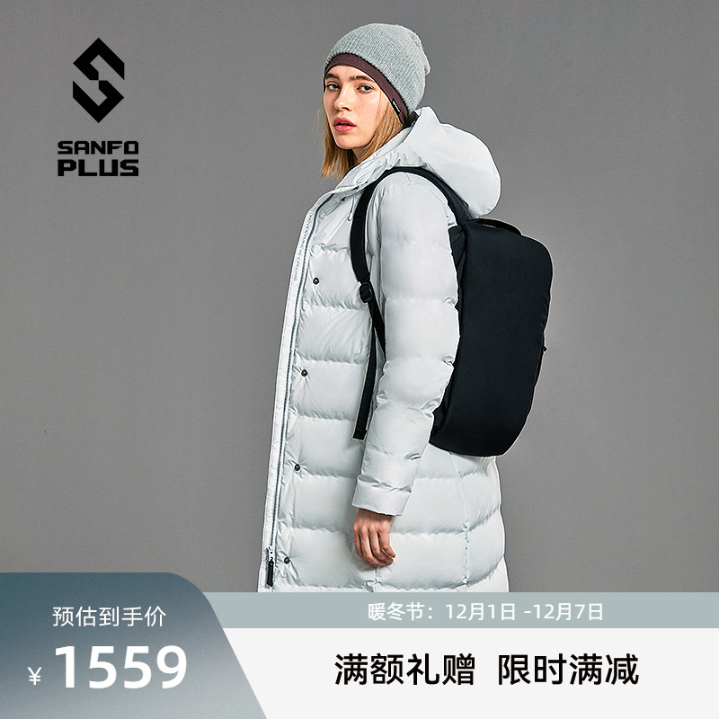 SANFOPLUS墨玉拒水鹅绒服