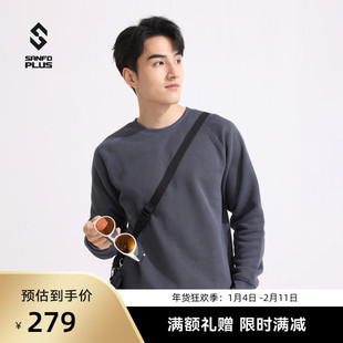 三夫户外SANFOPLUS轻锋Polartec毛织圆领抓绒衣Thermal Pro23074N