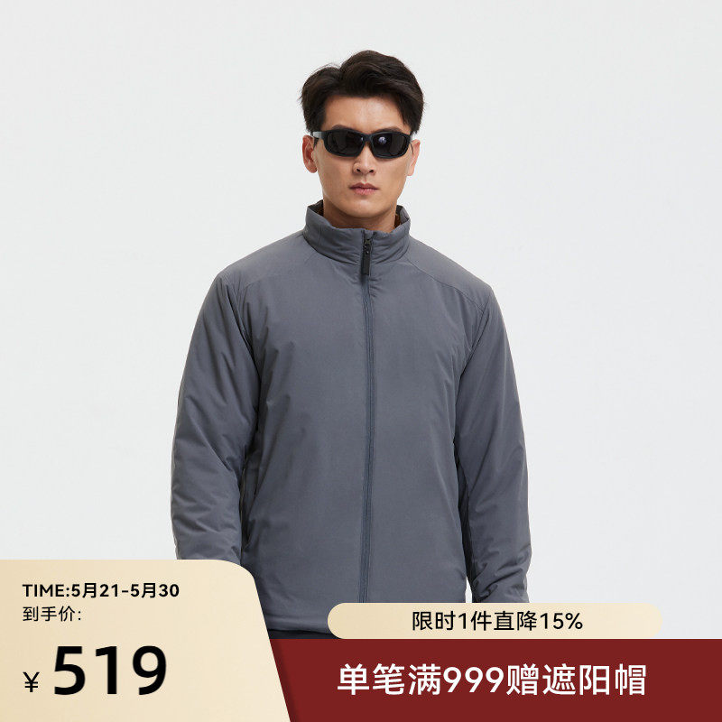 三夫户外SANFO PLUS户外锋芒战术堡垒轻量抗静电防风棉服3M新雪丽