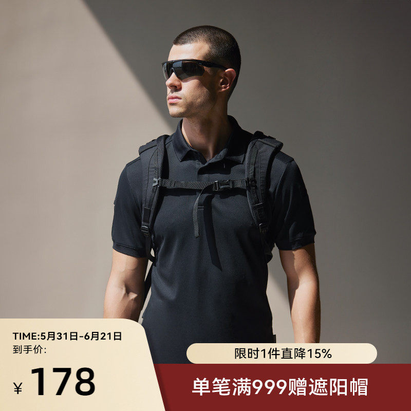 SANFO PLUS冰雾战术COOLMAX FRESH户外速干POLO衫男22818