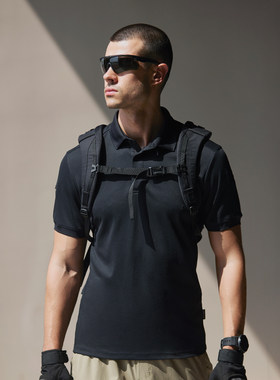SANFO PLUS冰雾战术COOLMAX FRESH户外速干POLO衫男22818