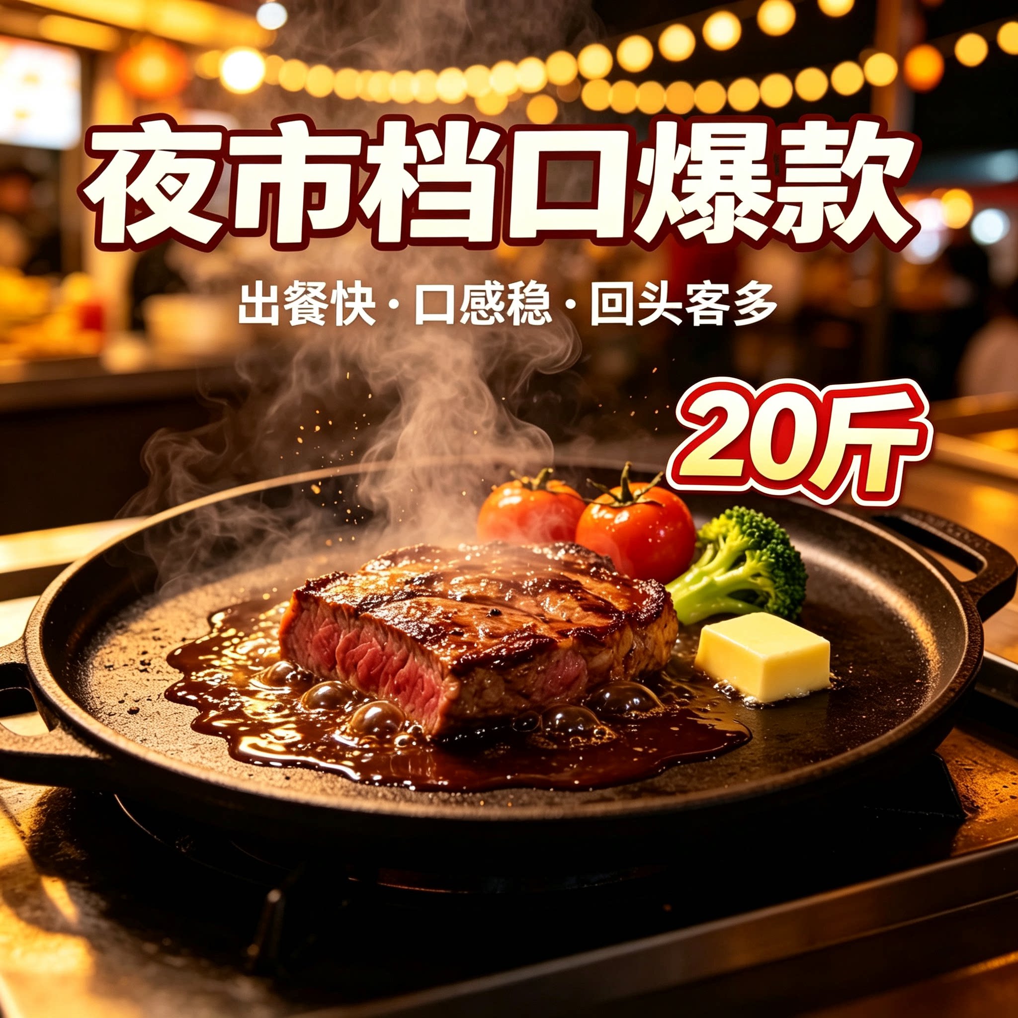 菲力黑椒牛排20斤整切半成品