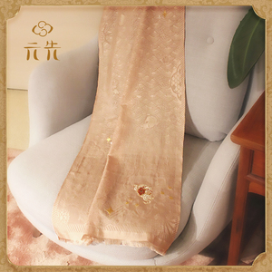 南京云锦研究所 元先 海阔凭鱼跃 真金真丝桑蚕丝妆花纱围巾披肩