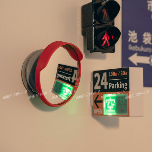 凸面转角镜冰箱贴磁吸装饰小物件