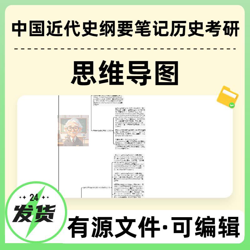 中国近代史纲要笔记考研思维导图Xmin技巧笔记教学模板教案考
