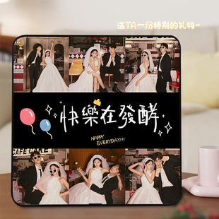 diy照片定制相框闺蜜生日礼物送女生朋友创意高级感纪念意义摆件