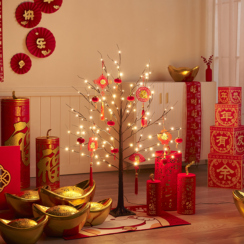 过新节摆件装饰品春节led灯