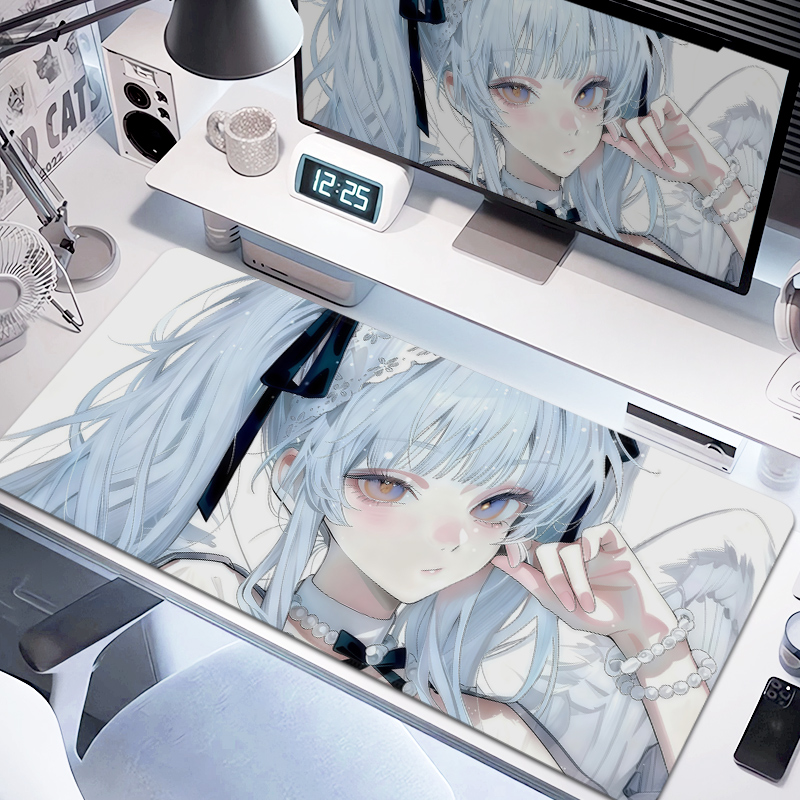 克鲁鲁鼠标垫超大号fps专用定制