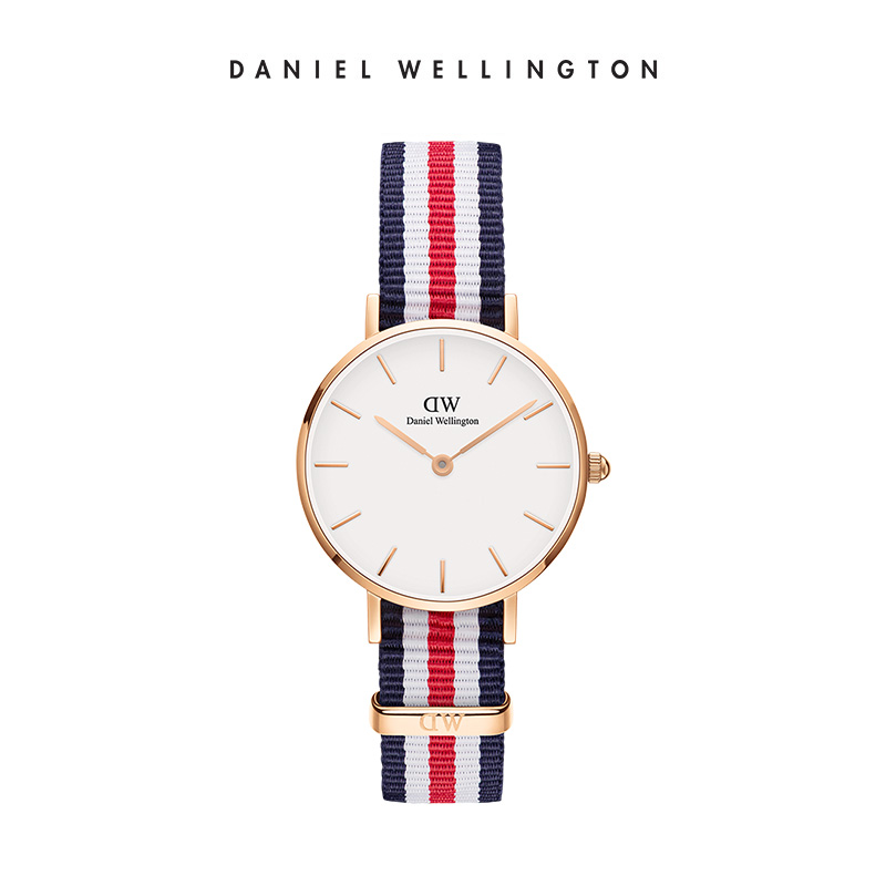 Danielwellington 丹尼尔惠灵顿dw手表女 28mm女表女生织纹石英表