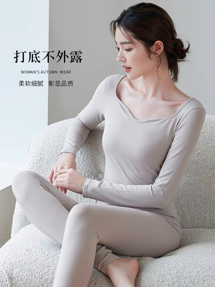 长袖纯棉全棉保暖简约