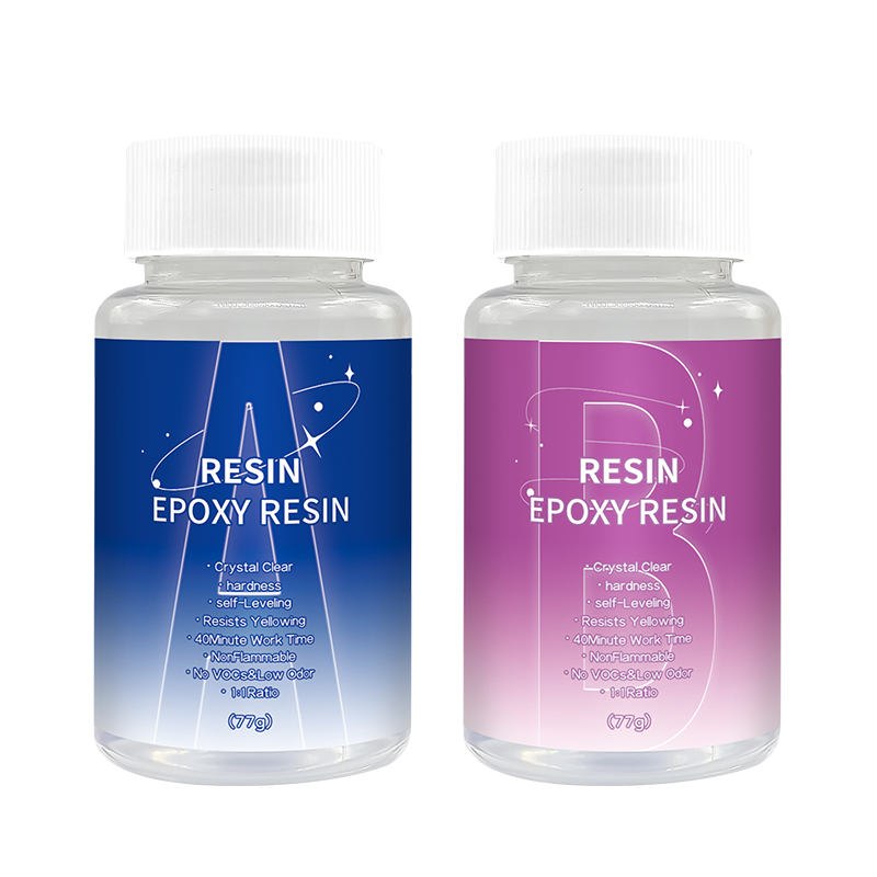 环氧树脂ab胶水晶滴胶diy材料模具套装 儿童手工标本琥珀高透明快干硬胶水河流桌树脂胶晶瓷画环氧树脂灌封胶