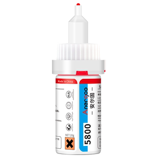 5800胶水强力万能焊接剂 安尔固通用型高强粘度金属塑料陶瓷木头石头玻璃铁专用透明快干502电焊油性原胶正品