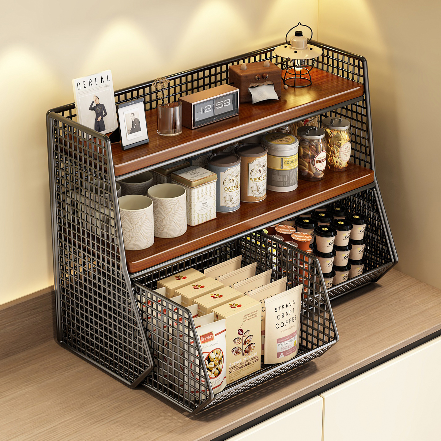 【中古风】高颜值桌面置物架