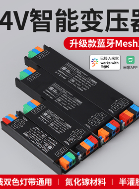 智能双色无极调光控制电源24v低压cob灯带变压器语音控制