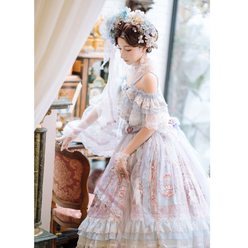 lolita大全套lo裙花嫁JSK洛丽塔