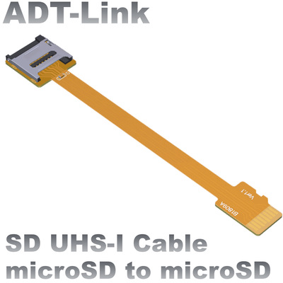 ADT工厂直销 MicroSD TF延长线支持SDHC SDXC FPC软排读卡导航线