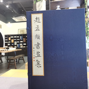 赵孟頫书画集 宣纸线装一函六册 书法绘画 尺牍诗翰林帖 写经 诗赋 碑记 法帖 释文 全新正版书籍 中华书局