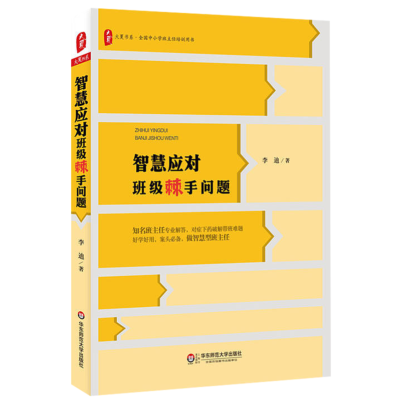 教育书籍教师*书智慧应对班级棘手问题李迪大夏书系华东师范大学出版社给教师的建议教师书籍老师阅读