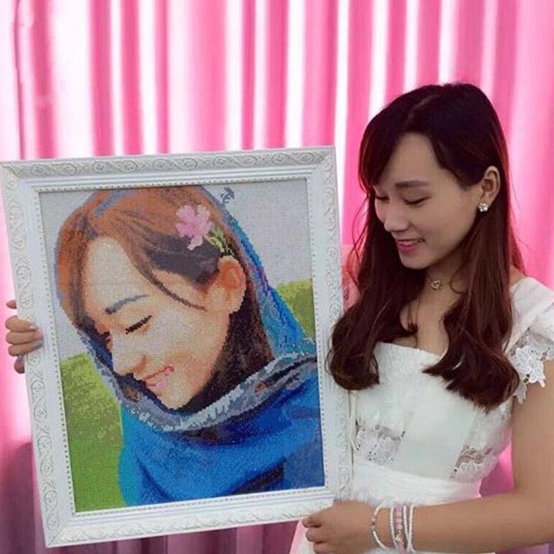 定制真人照片2026新款5D水晶钻石画贴画满钻客厅点钻十字绣砖石秀,居家布艺,钻石绣,淘宝优惠券,粉丝福利购,淘宝优惠卷