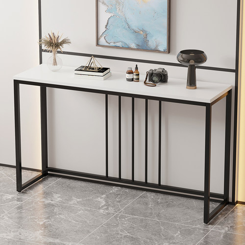 玄关桌新中式客厅长条桌子玄关柜入户门条案端景台窄款靠墙条案