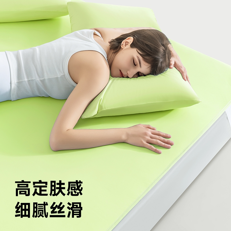 绘睡冰淇淋凉席冰丝凉感软垫家用可水洗裸睡单凉席