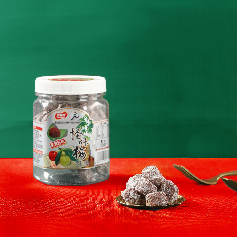 厦门金益达怪味梅 380g/罐美味休闲蜜饯 零食话梅子闽南特产茶配