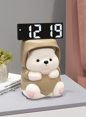 采购产品轻豪华熊饰品，客厅，卧室，床头柜，家庭装饰，简单的数