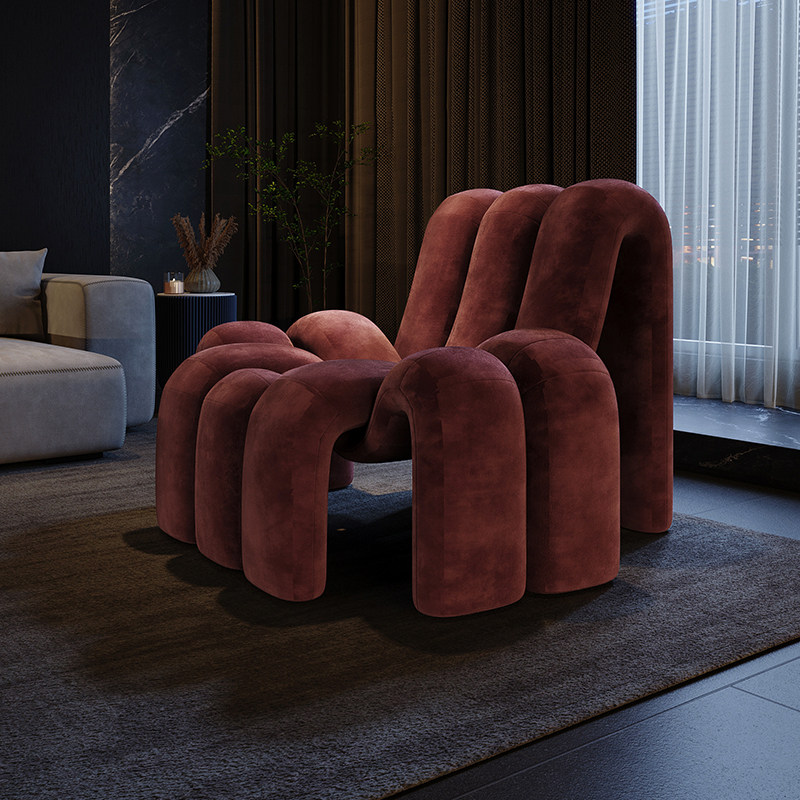 意式极简休闲椅小户型客厅个性创意蜘蛛动物造型异形仿生懒人沙发