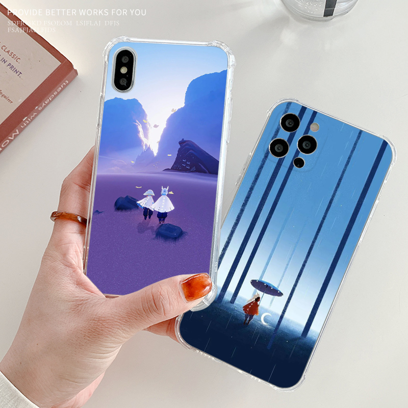 sky光遇 适用红米note9pro手机壳8pro游戏10Xpr红米k40卡通pro小米10Tk30新款note5个性