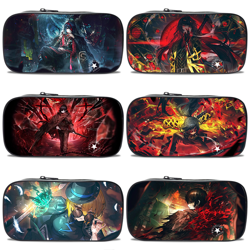 2025年爆款边狱公司游戏铅笔袋学生双层多功能收纳盒ins风高颜值李箱鸿璐浮士德周边文铅笔袋男女款防水笔盒