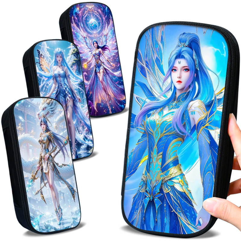 绝世唐门唐舞桐 翡翠天鹅碧姬笔袋文具盒女孩初中生ins简约文具袋