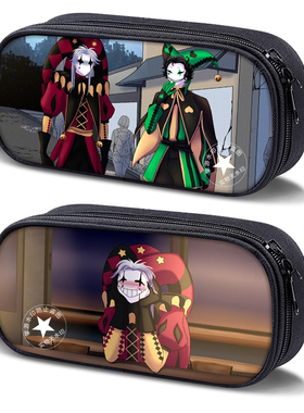 乙游The Freak Circus怪胎马戏团爆款笔袋小学生卡通多功能文具盒开学季创意个性校园小众铅笔袋热卖笔盒潮款