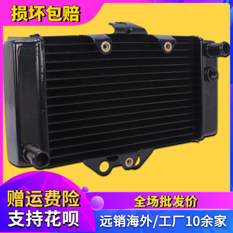 摩托车适用本田改装配件 VTR250 水箱总成 水冷器 发动机散热器A