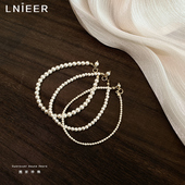 正圆复古施家珍珠手链女轻奢小众手串精致简约fever博主同款 手饰