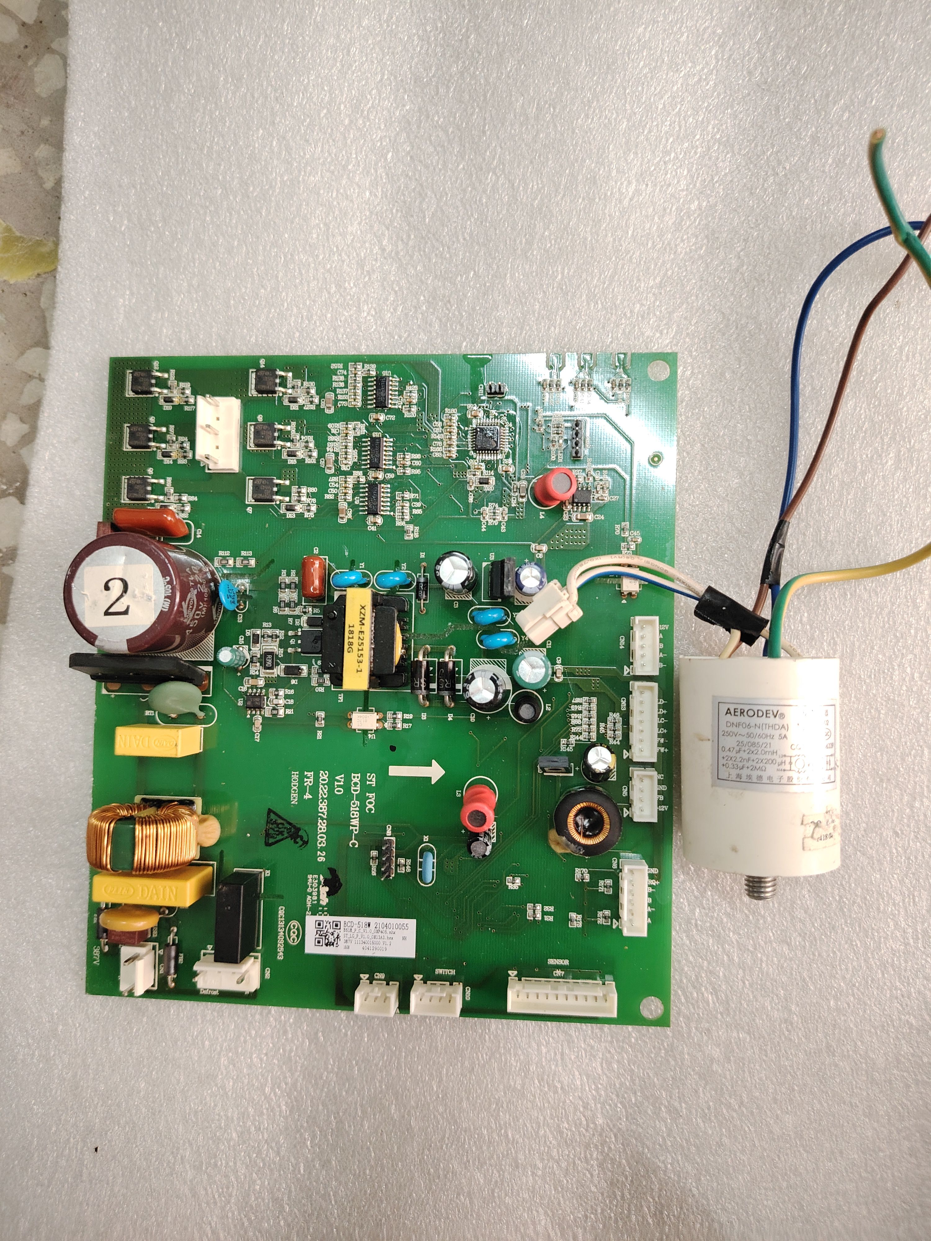 TCL冰箱主板电脑板BCD-518-C BCD-518W 2104010055 滤波电容