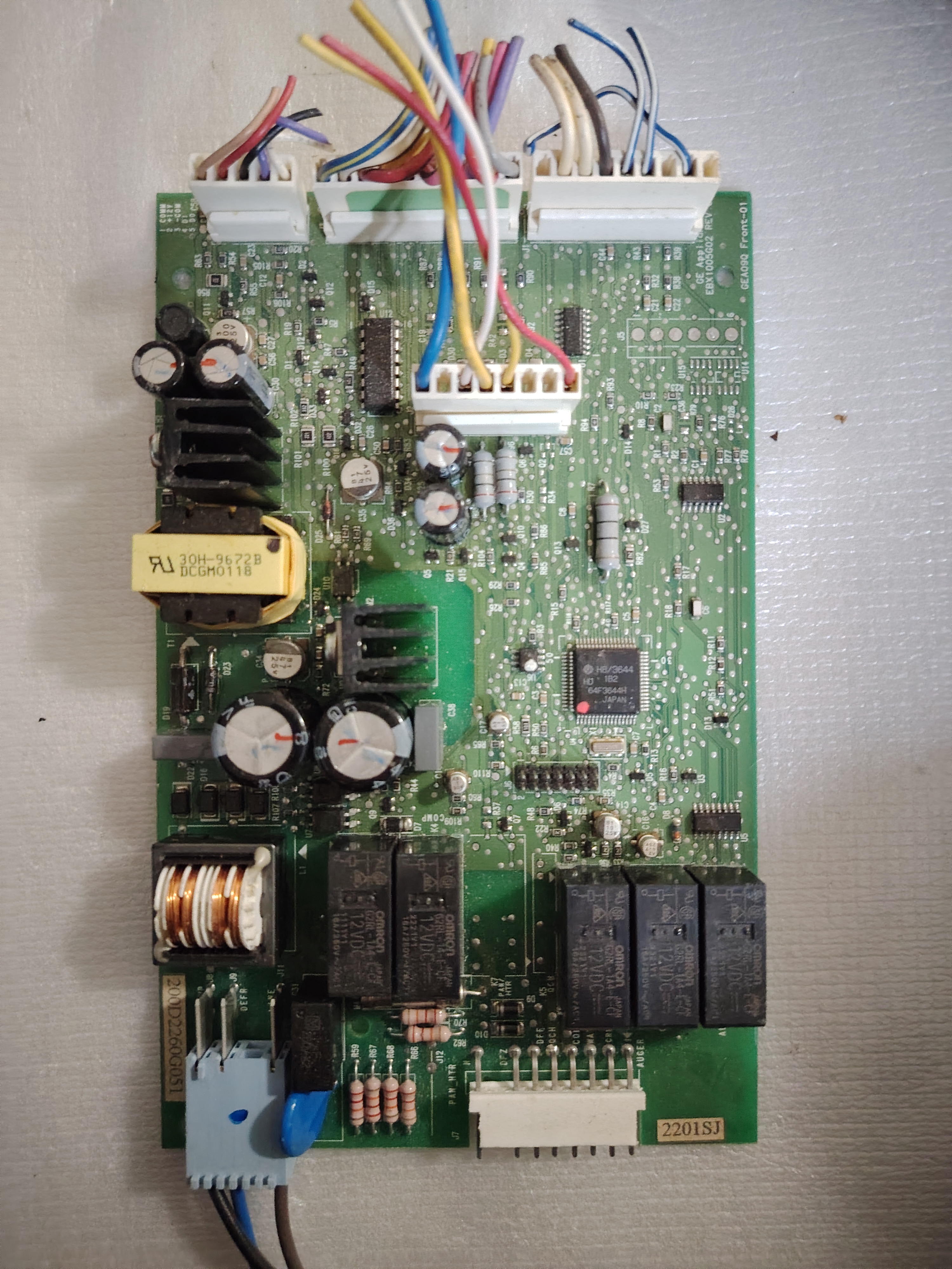 适用美国通用变频冰箱主板200D2260G0571 控制板EBX1005G02 REV C