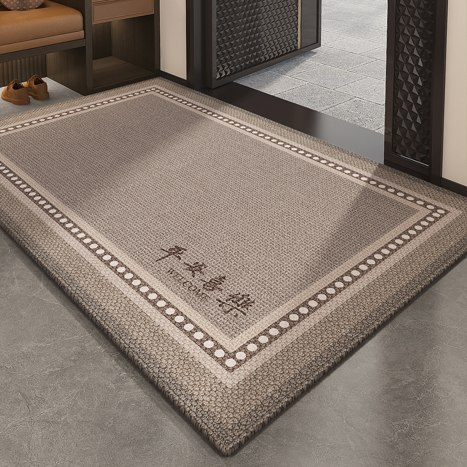 高级感入户门地垫家用玄关防滑脚垫门口除尘进门地毯门垫可裁剪,居家布艺,入户地垫,淘宝优惠券,粉丝福利购,淘宝优惠卷