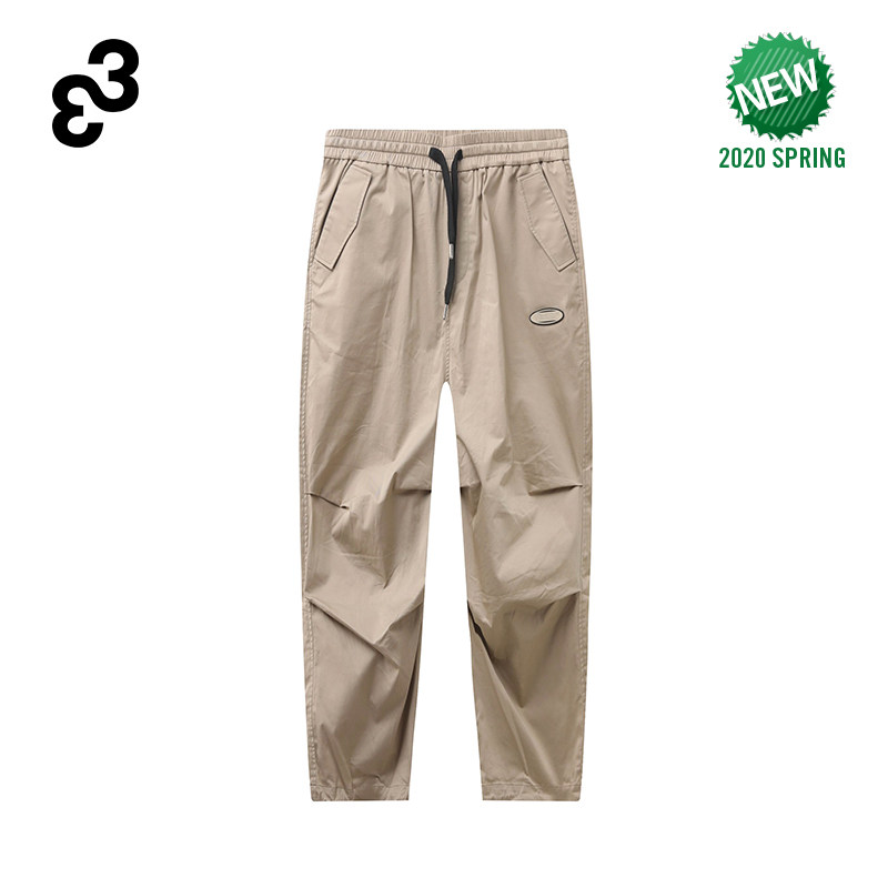 33(服饰)潮牌夏季新品oversize轮廓直筒可收口休闲长裤男女