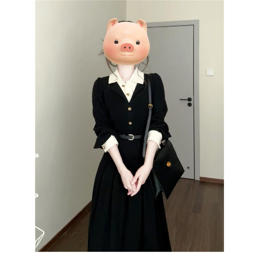 送腰带早秋通勤风气质po