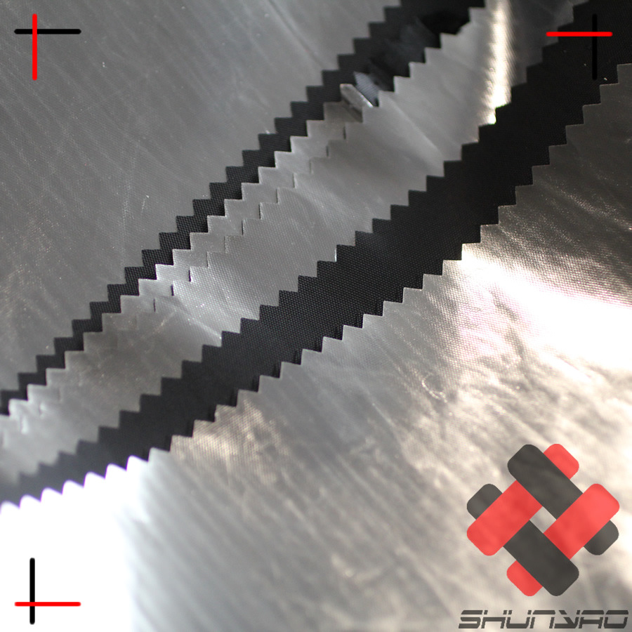 舜尧纺织 涤纶材质超光亮镜面银色反光遮阳隔热帐篷面料
