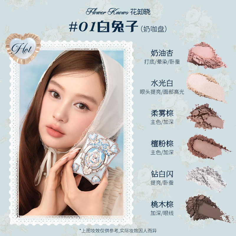 Flower Knows Bonnie Garden Eyeshadow 6-Color Palette - Product image 3