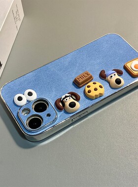 饼干掌门狗适用华为荣耀play8t手机壳play7t蓝色牛仔纹畅玩60plus卡通50立体40plus可爱30简约20创意v40小众p