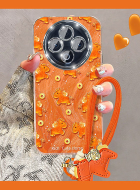 马上有钱适用vivoy500pro手机壳y50m新年y300pro+橙色y200i小马y76s带y36t挂件u3x挂绳y100马年十vivo女vovo