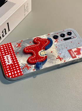 2026刺绣小马适用oppofindn5手机壳findn2新年findn2flip红色本命年findn3马年n3flip折叠屏oppo卡通0pp0硬壳