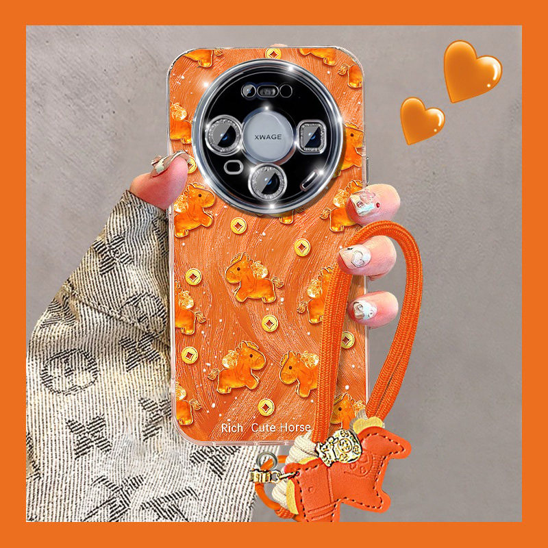 马上有钱适用华为mate80手机壳mete80promax新年70air橙色70pro+小马60rs带50e挂件40挂绳30十huawei马年卡通,3C数码配件,手机保护套/壳,淘宝优惠券,粉丝福利购,淘宝优惠卷