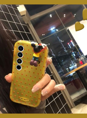 适用魅族22手机壳22pro立体22mini趴趴21米奇21por卡通21note可爱米老鼠爱心黄色meizu新款硅胶软壳手机套女p