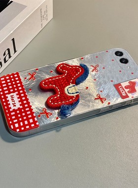 2026刺绣小马适用三星zflip7fe手机壳zflip6新年zfold5红色zfold4折叠屏本命年3马年2卡通w25w24冰川纹w22w21