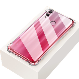 华为荣耀10青春手机壳honor10lite防摔V10液态硅胶note10四角气囊防爆透明新品荣耀10全包软壳个性创意保护套